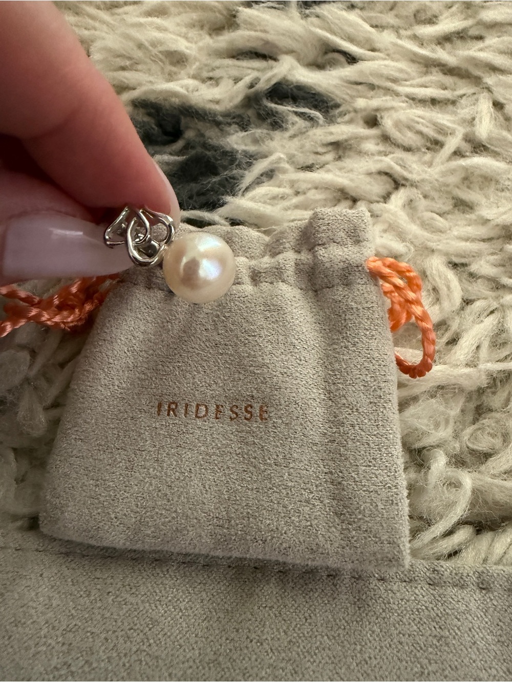 Iridesse Infinity Heart Cultured Pearl Ring